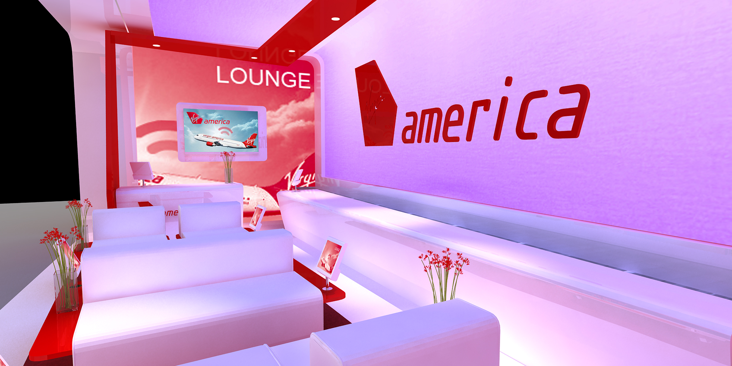 Virgin America Airport Lounge